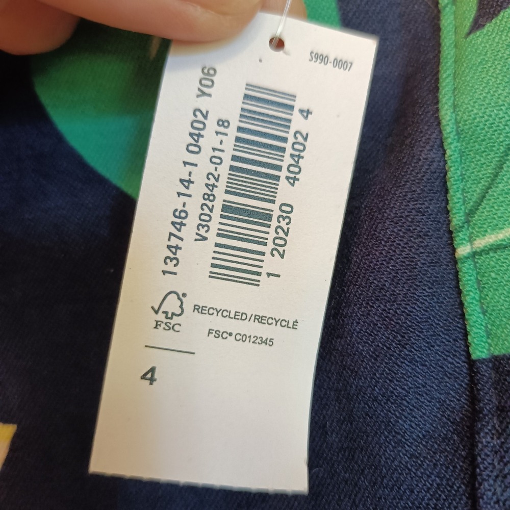 NWT Old Navy Pixie Floral Stretch Multi Color Pan… - image 4